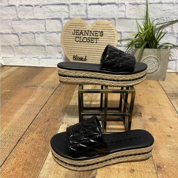 KARL LAGERFELD PARIS
Kamara Quilted Platform Sandals - Picture 1 of 10